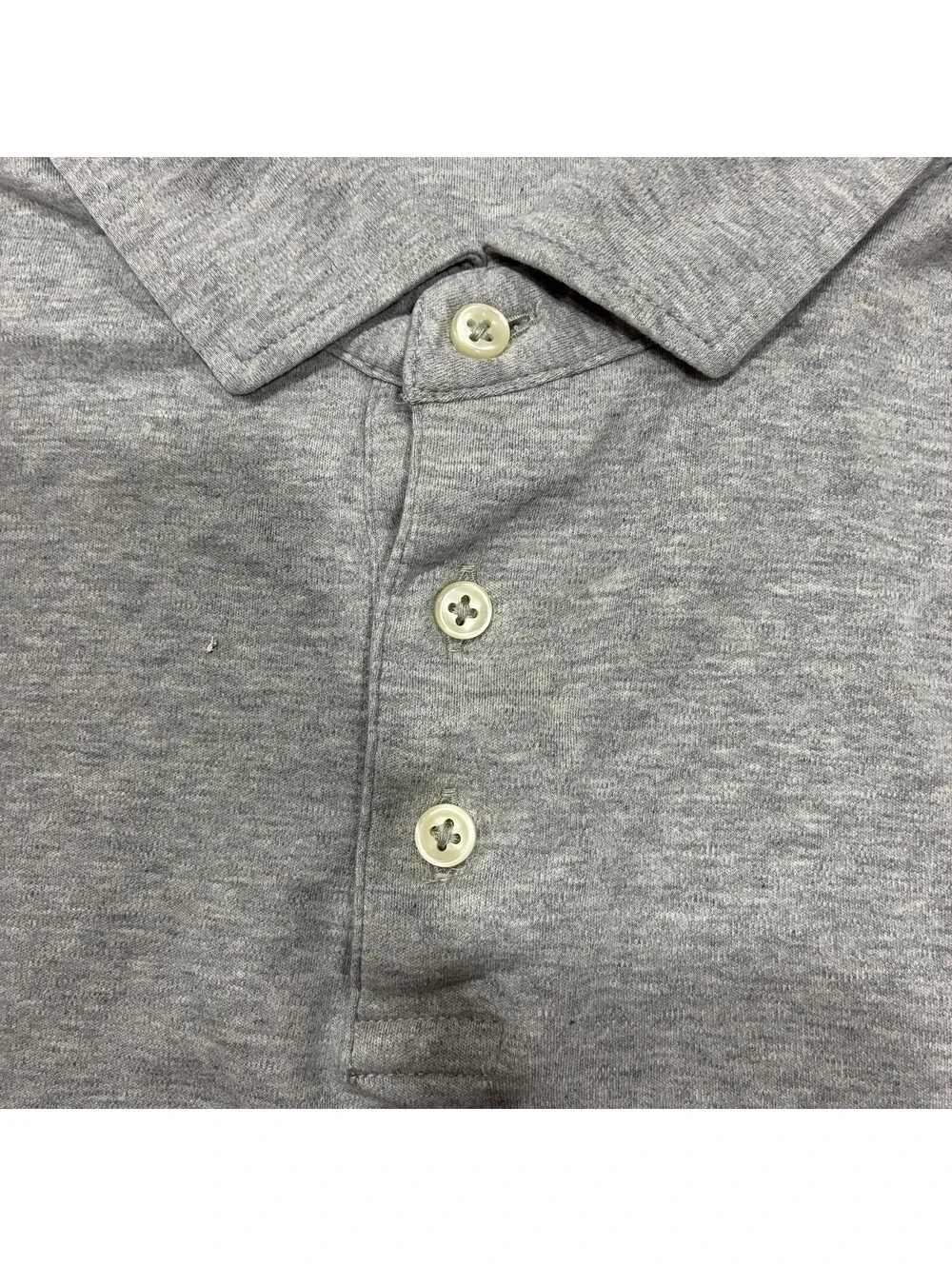 Polo Ralph Lauren Pima Soft Touch Heather Grey Polo Size XL Short Sleeve Preppy
